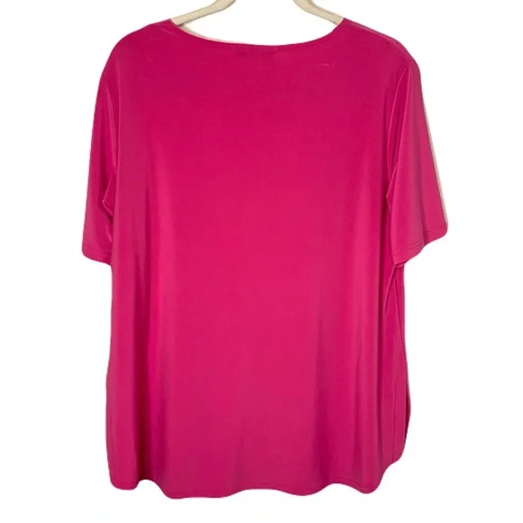 Sympli Womens 12/14 Pink Short Sleeve Top & Matching Stretch Knit Pull-On Pants